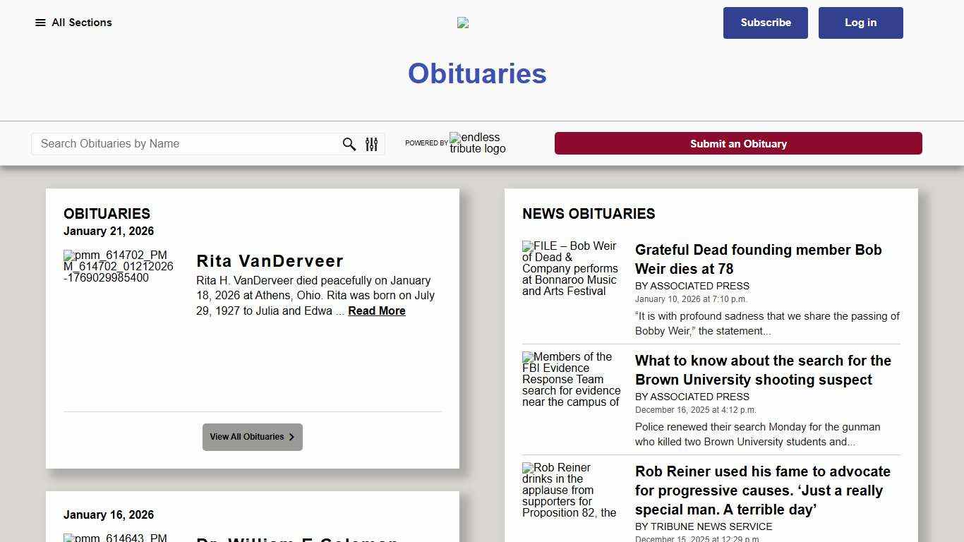 Boulder Obituaries - View obituaries from Boulder Daily Camera